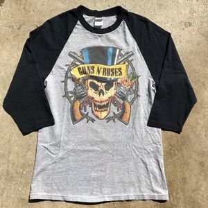 Vintage 90s Guns N Roses Baseball T Shirt